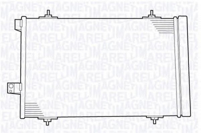 MAGNETI MARELLI 350203638000 -  Конденсатор, кондиционер